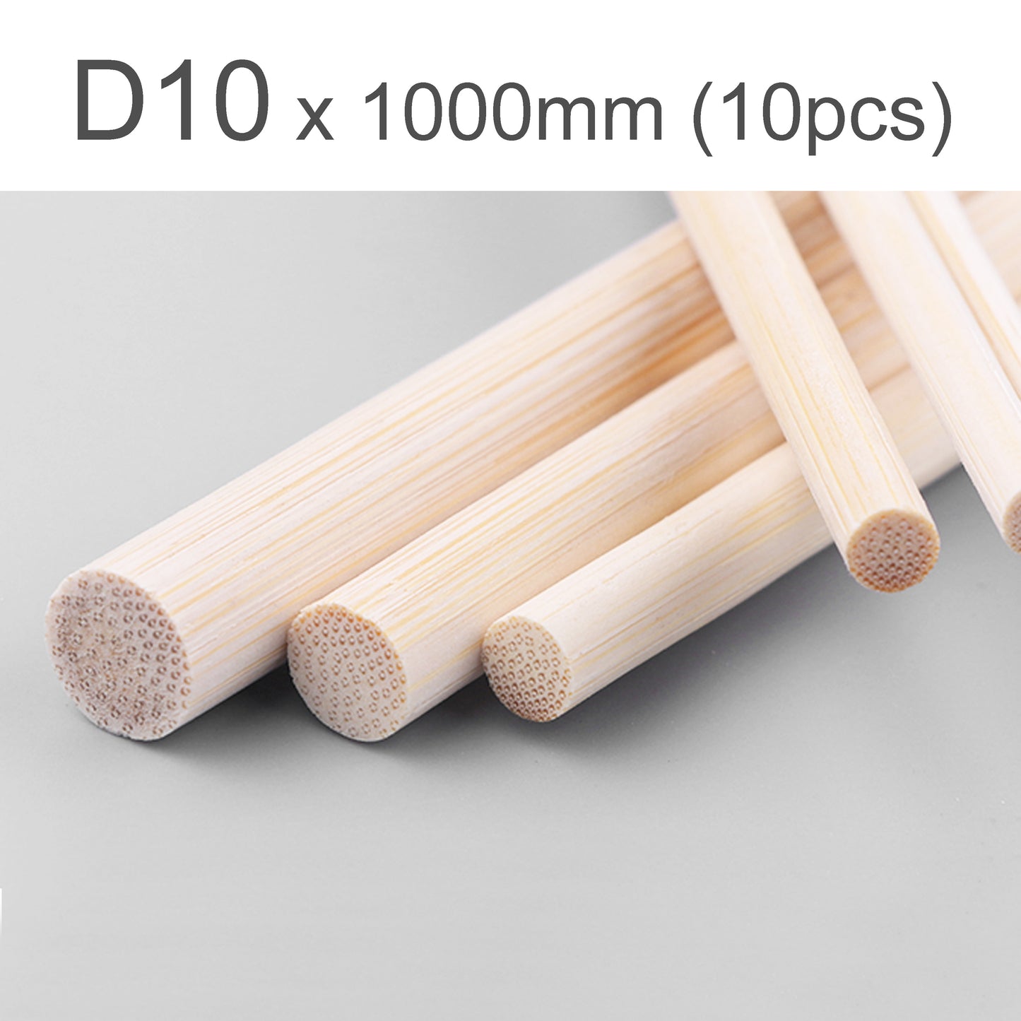 Circular bamboo stick