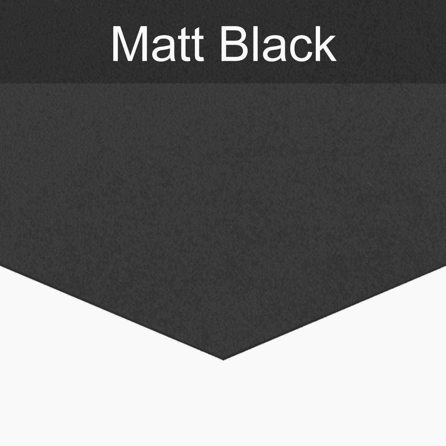 Matt Black cardboard