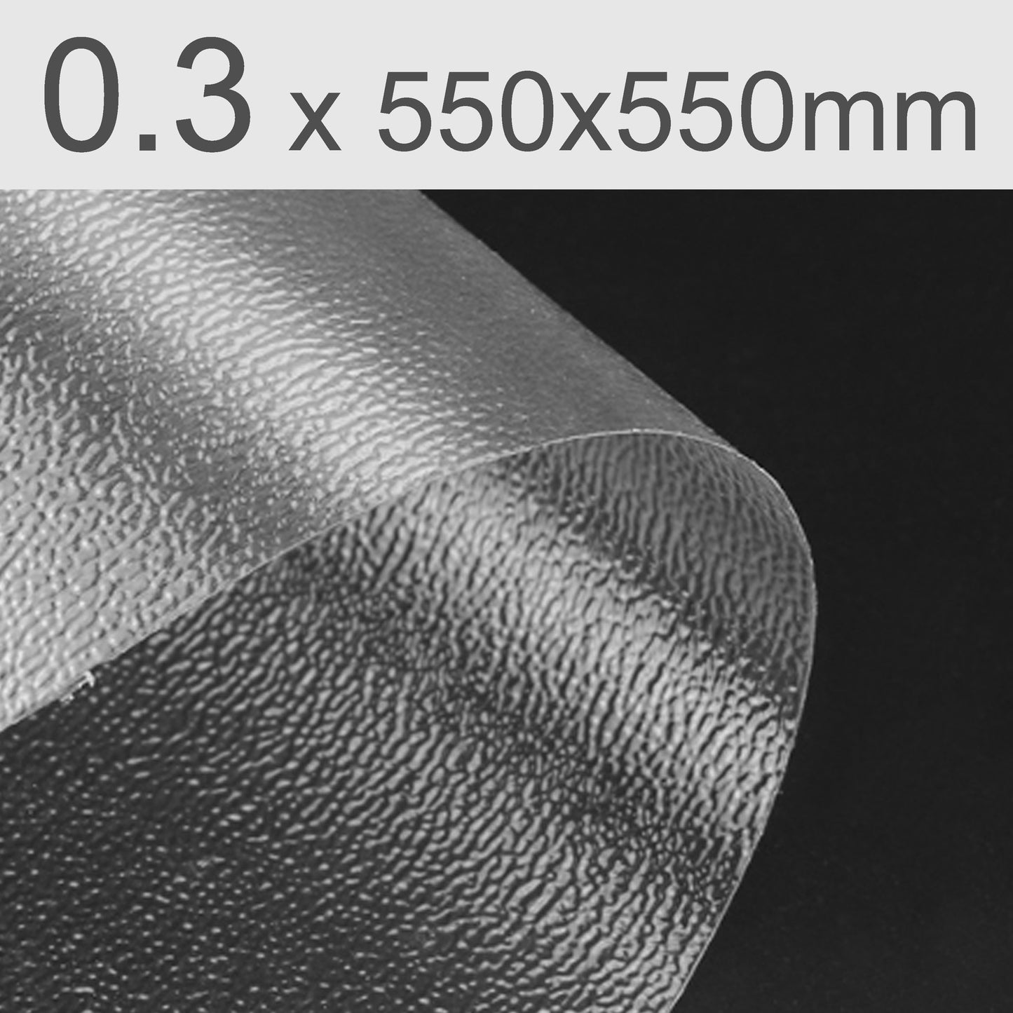 Transparent water texture PVC sheet