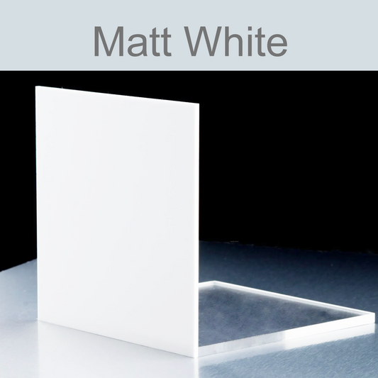 Matt White acrylic | Paper protection film