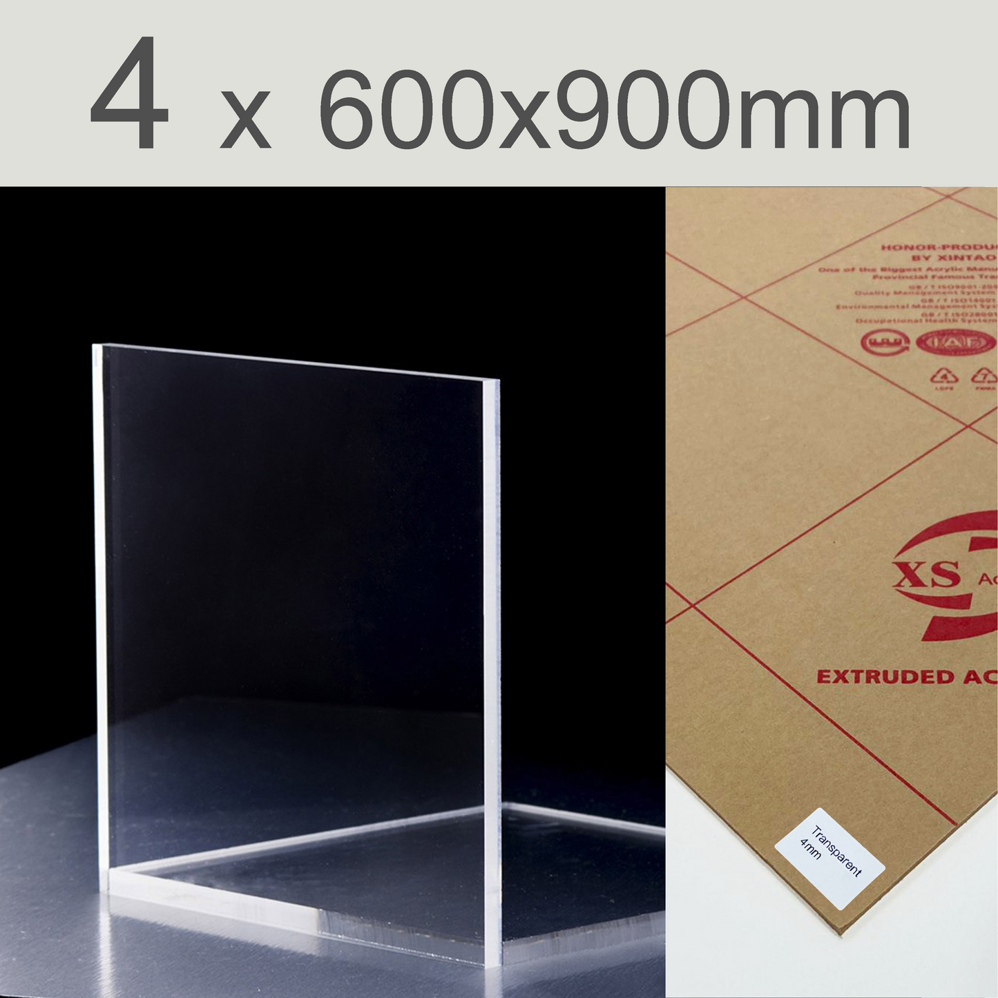 Transparent acrylic | Paper protection film