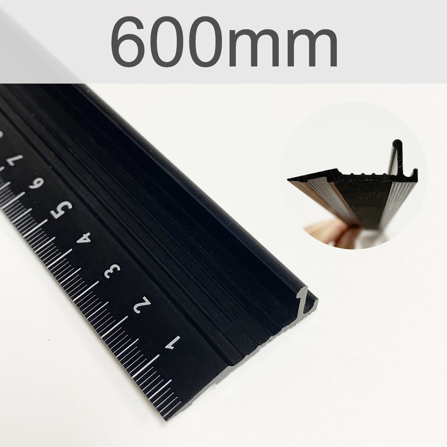 Aluminium safety ruler