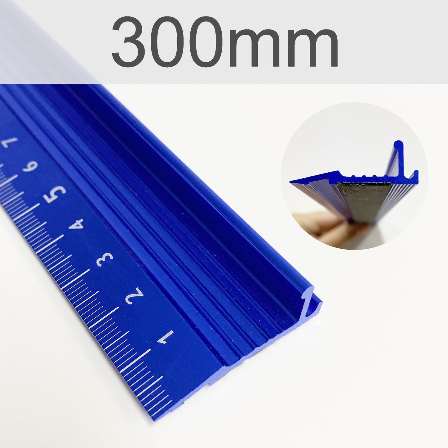 Aluminium safety ruler