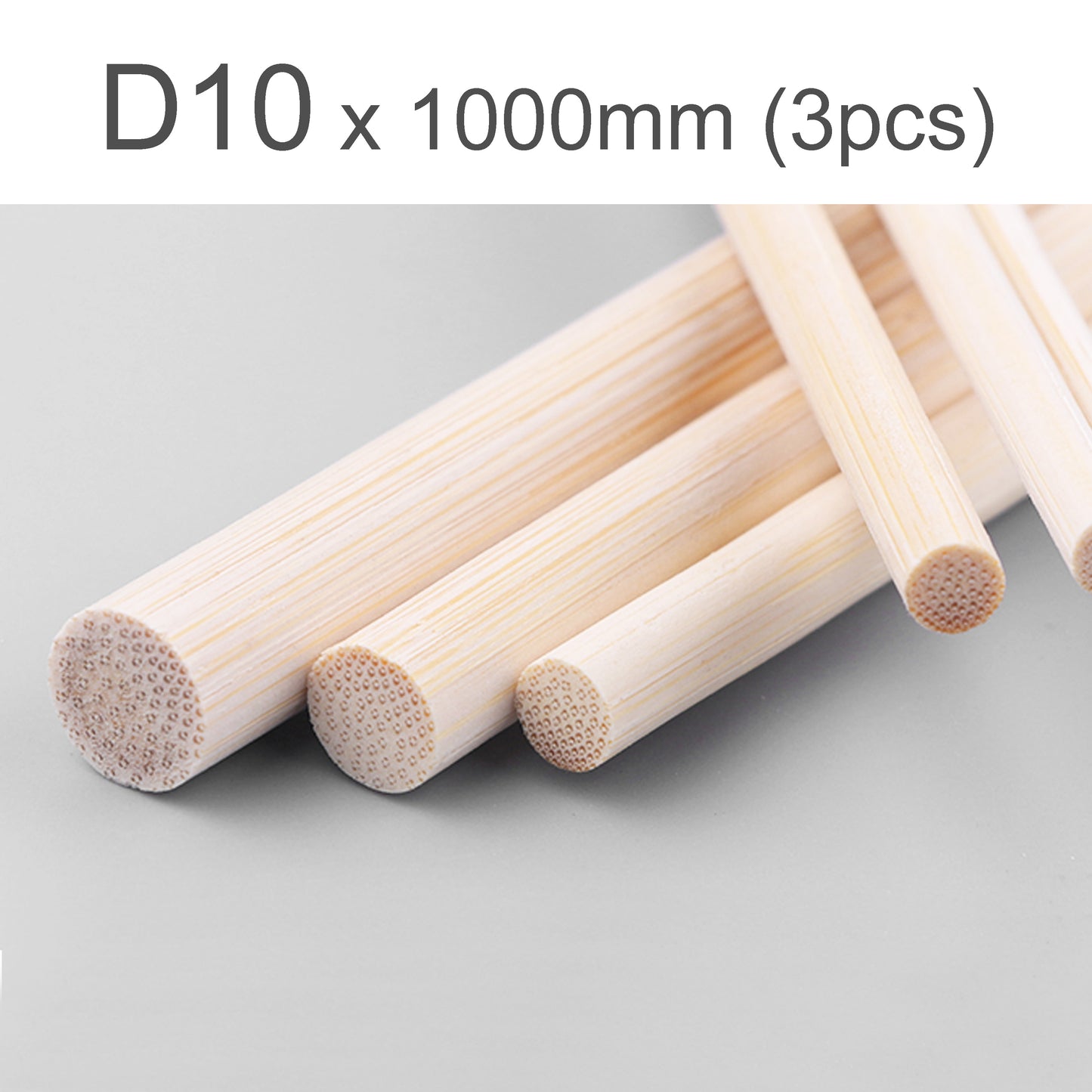 Circular bamboo stick