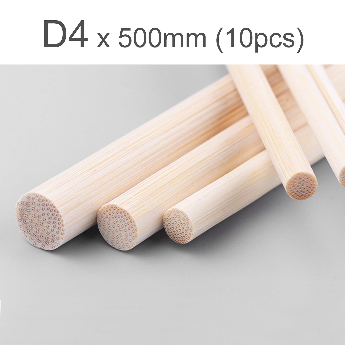 Circular bamboo stick