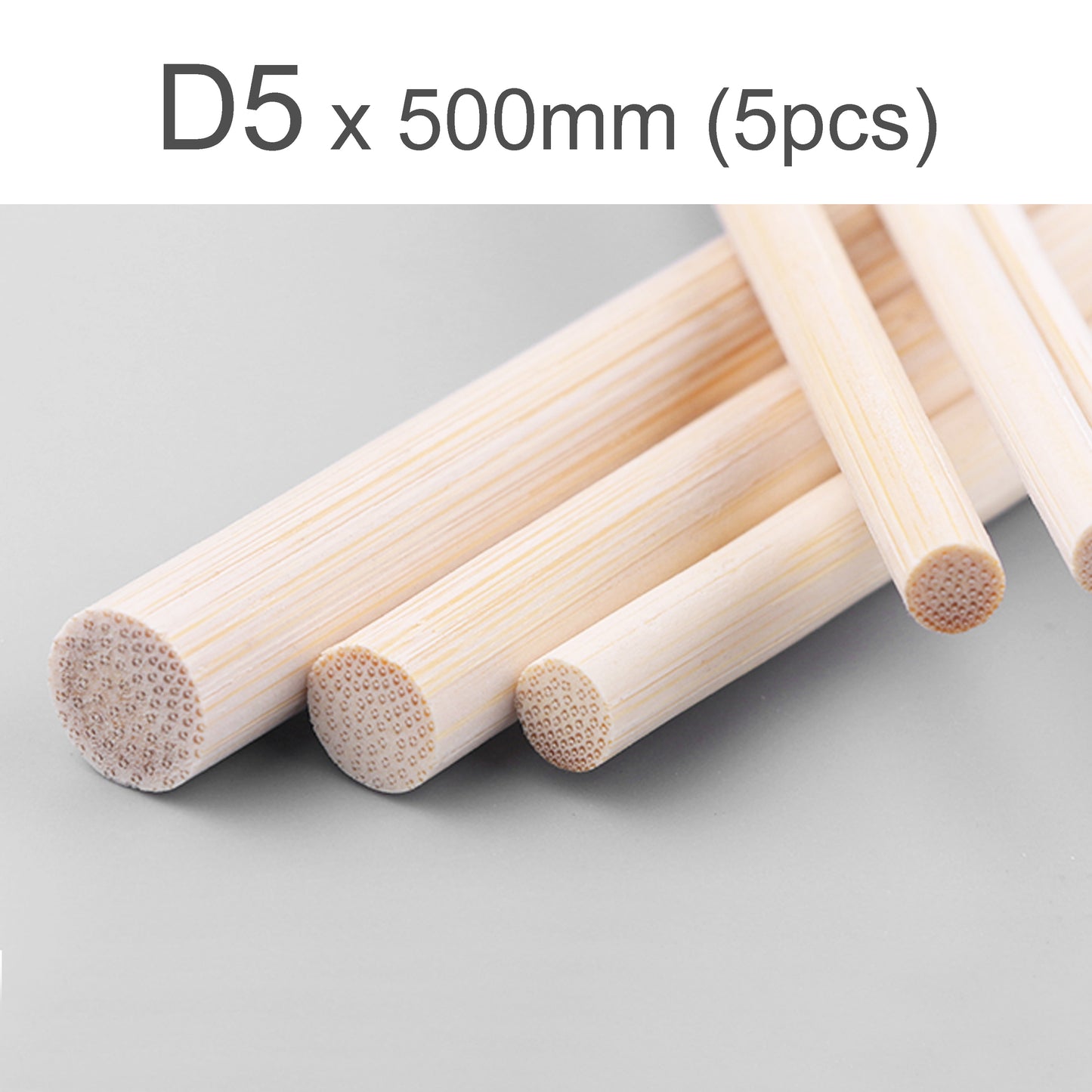 Circular bamboo stick