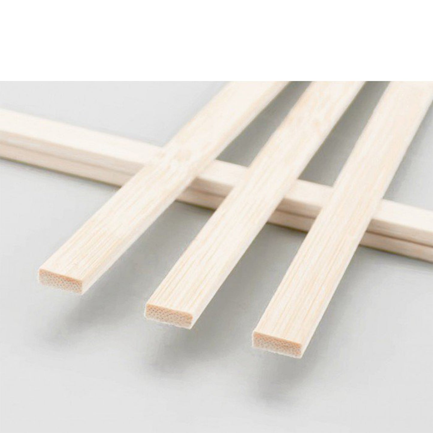 Rectangular bamboo stick