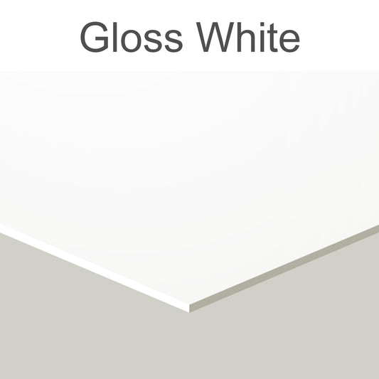 Gloss White cardboard