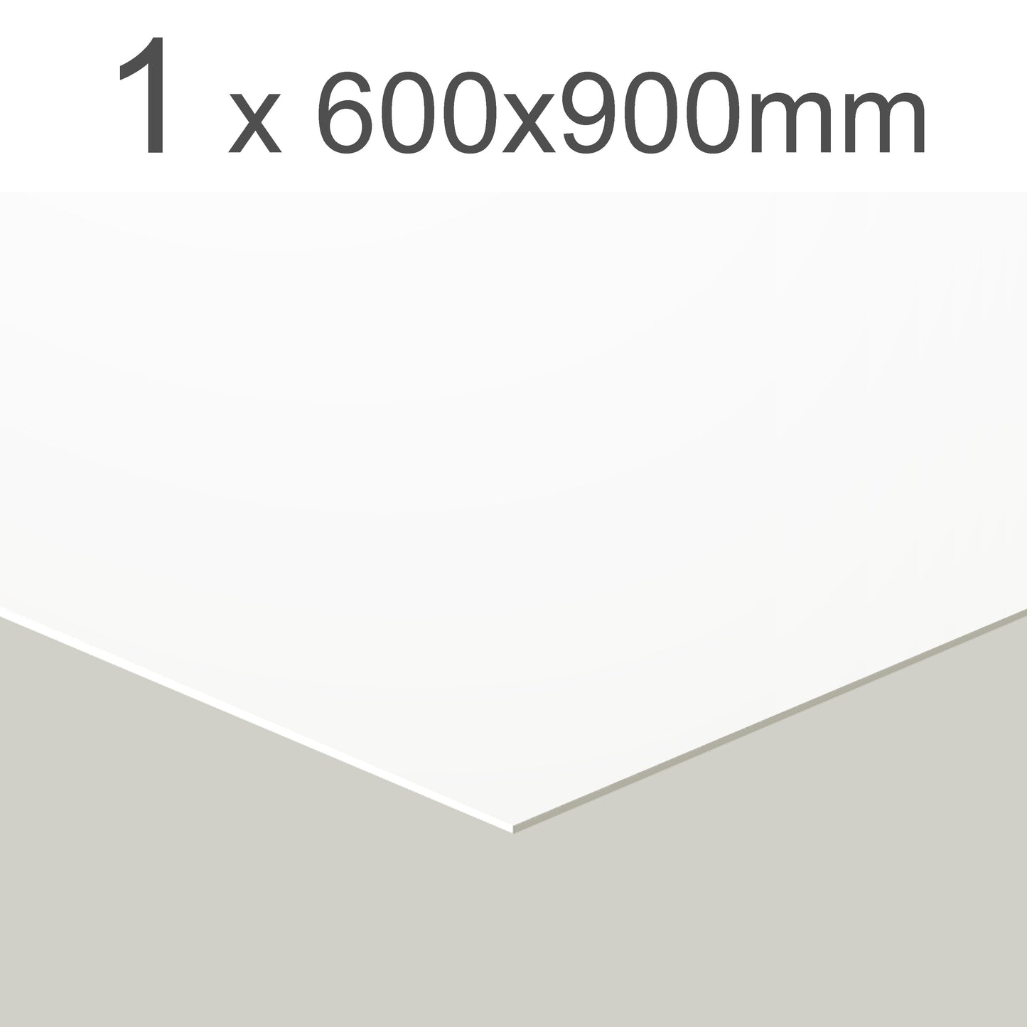 Gloss White cardboard