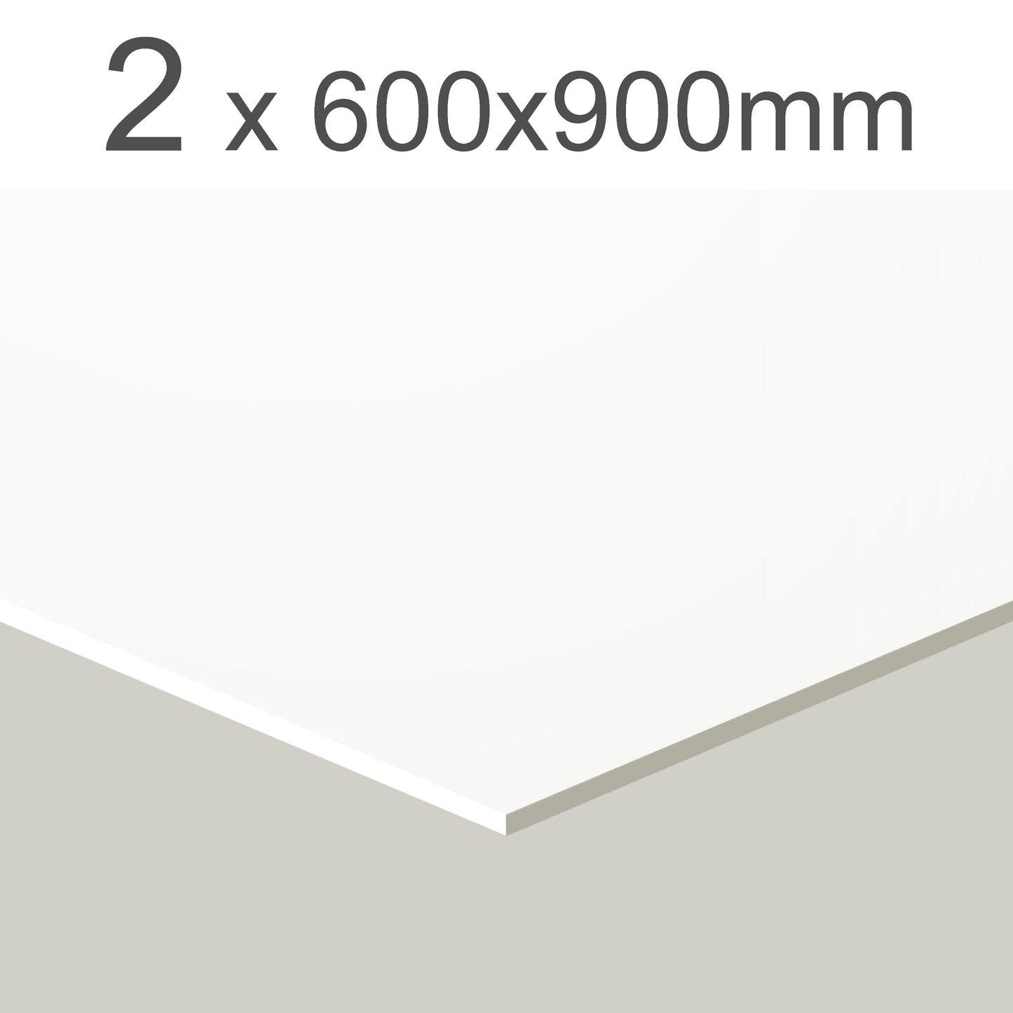 Gloss White cardboard