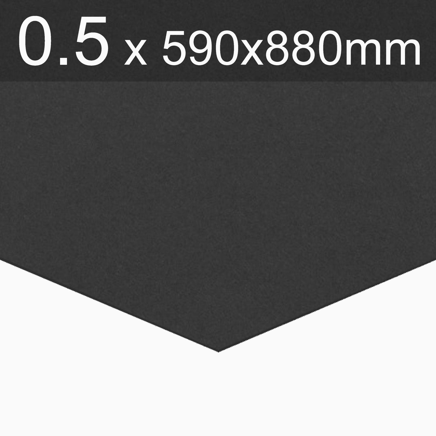 Matt Black cardboard