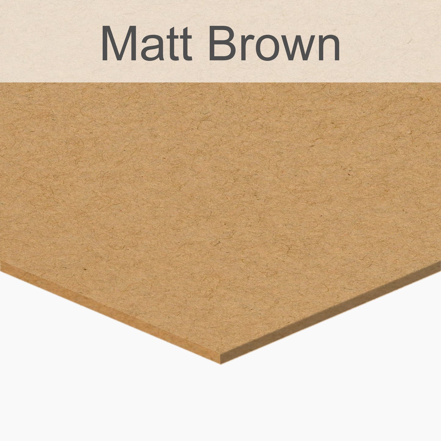 Matt Brown cardboard
