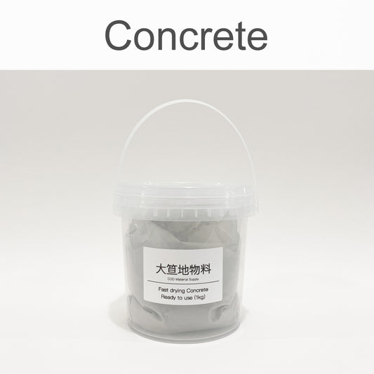 Fast drying Concrete w/ bucket