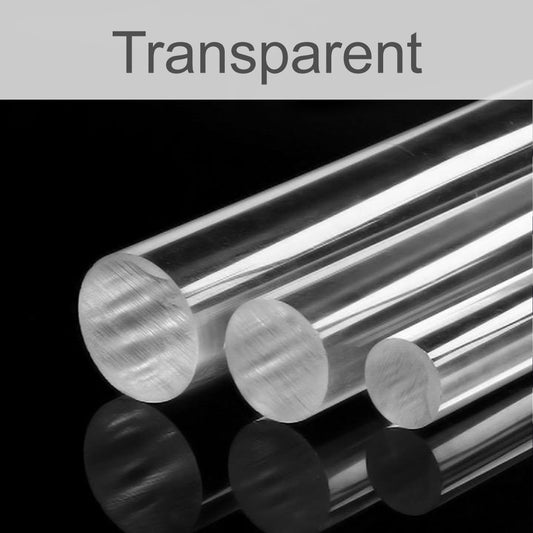 Circular transparent PC solid stick