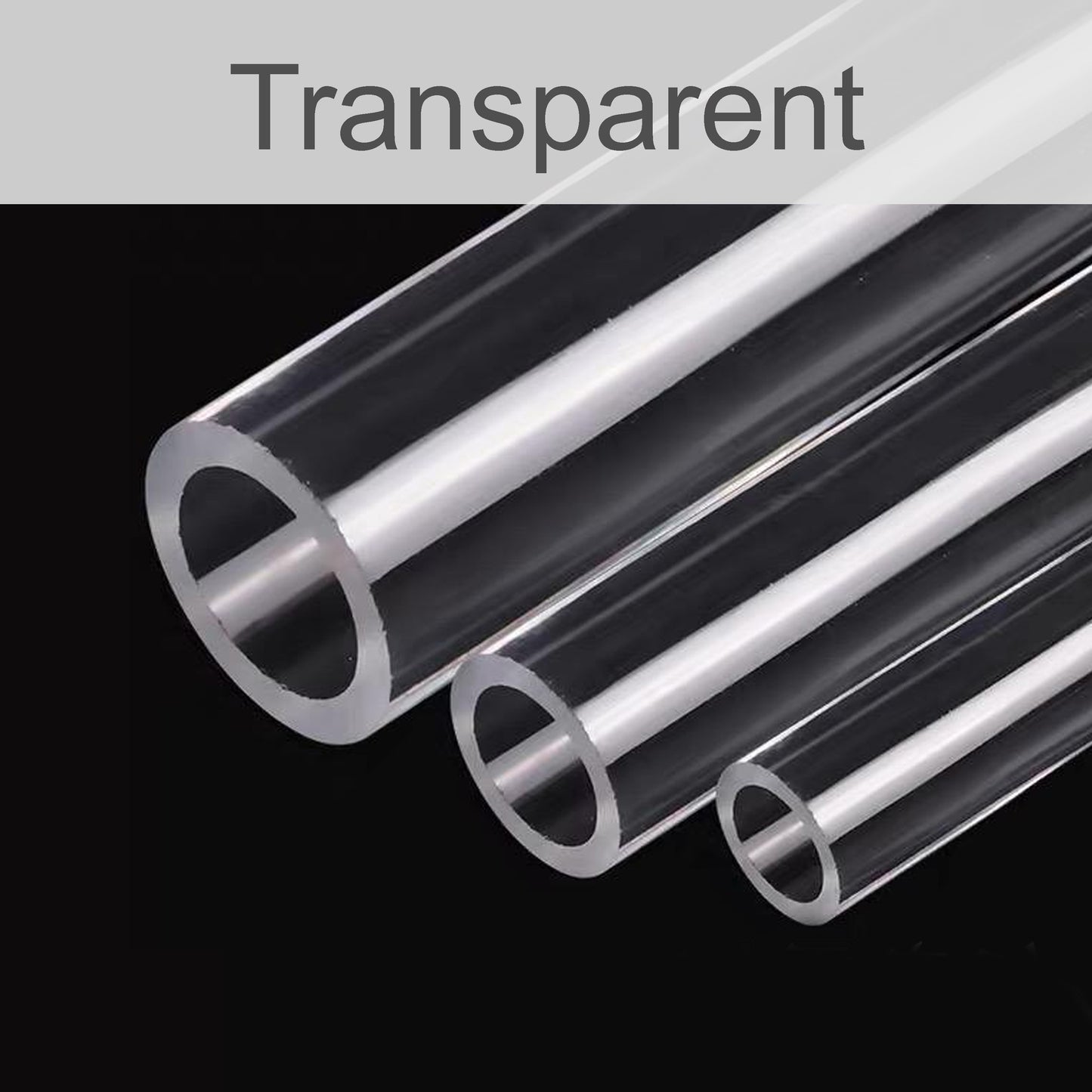 Circular transparent PC tube