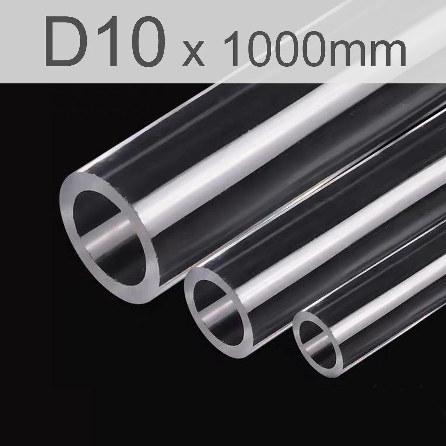Circular transparent PC tube