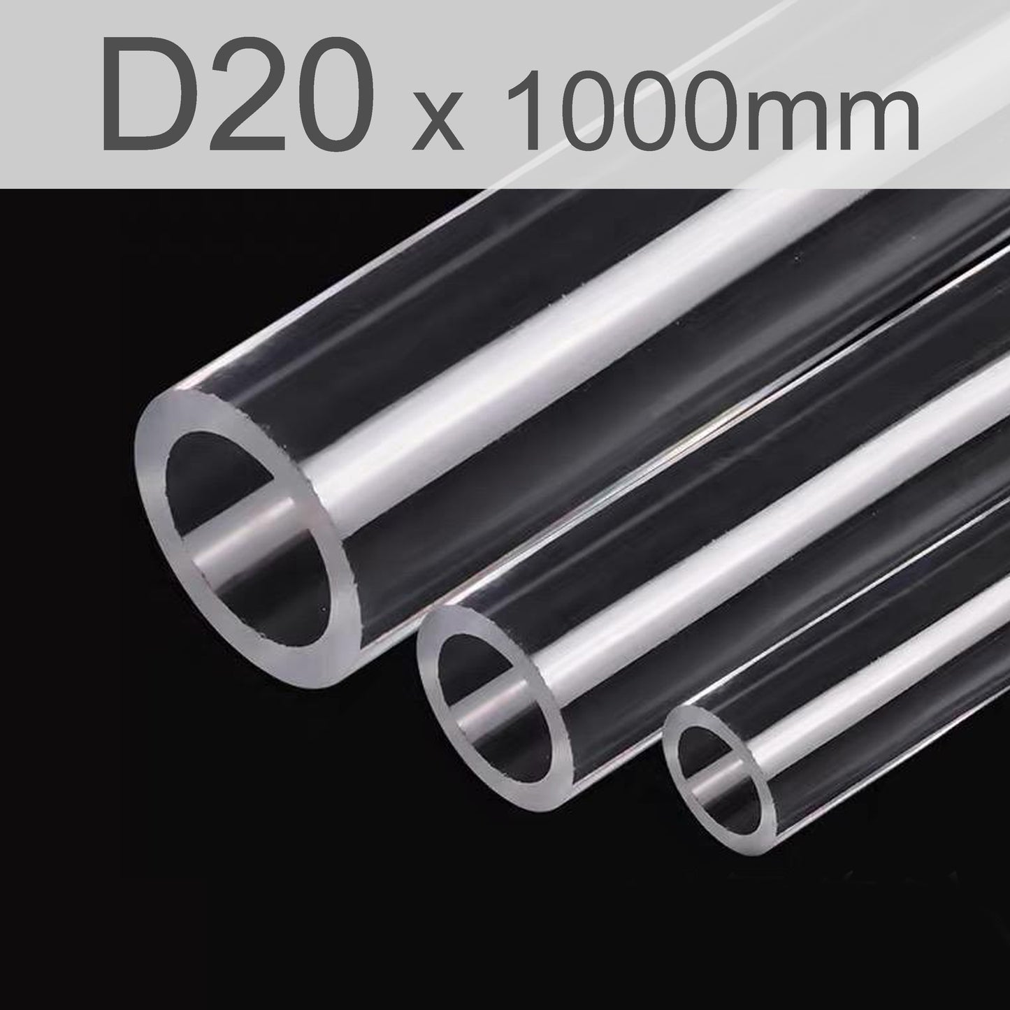 Circular transparent PC tube