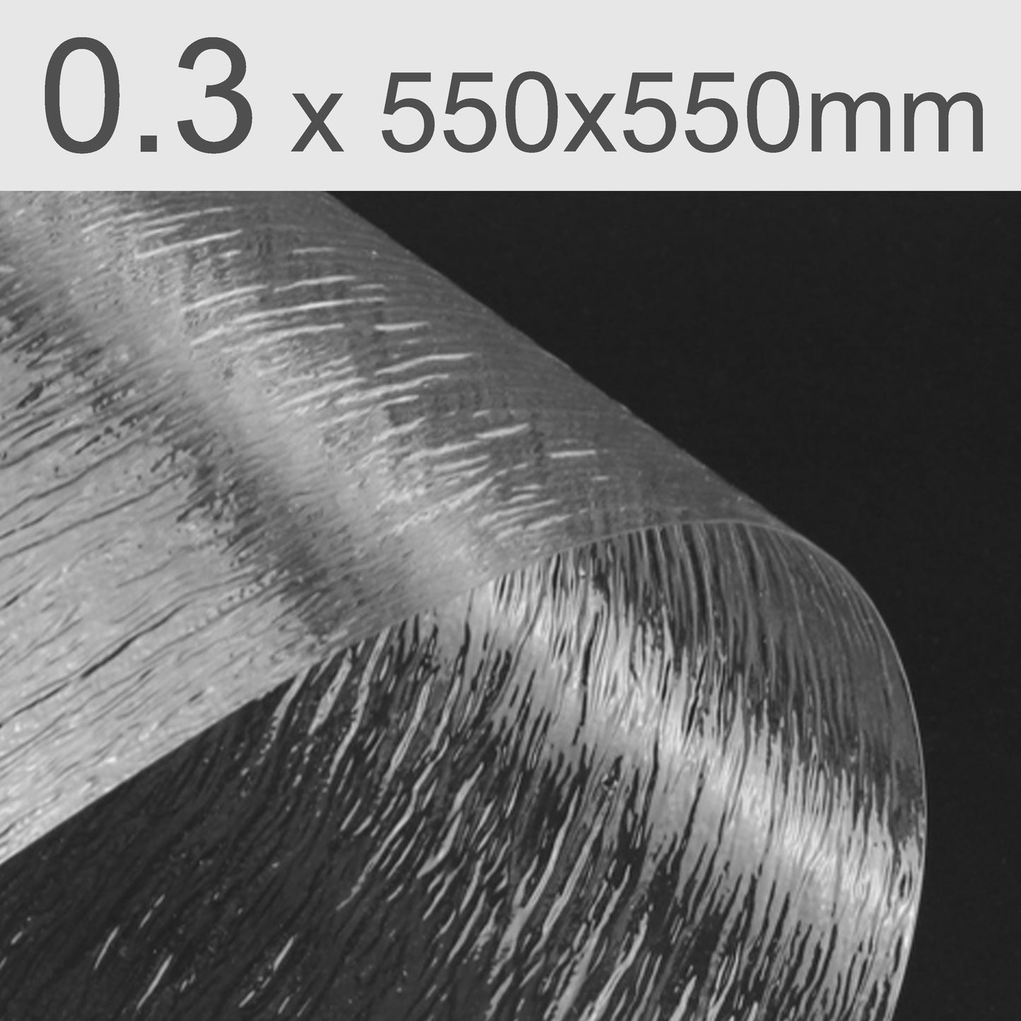 Transparent water texture PVC sheet