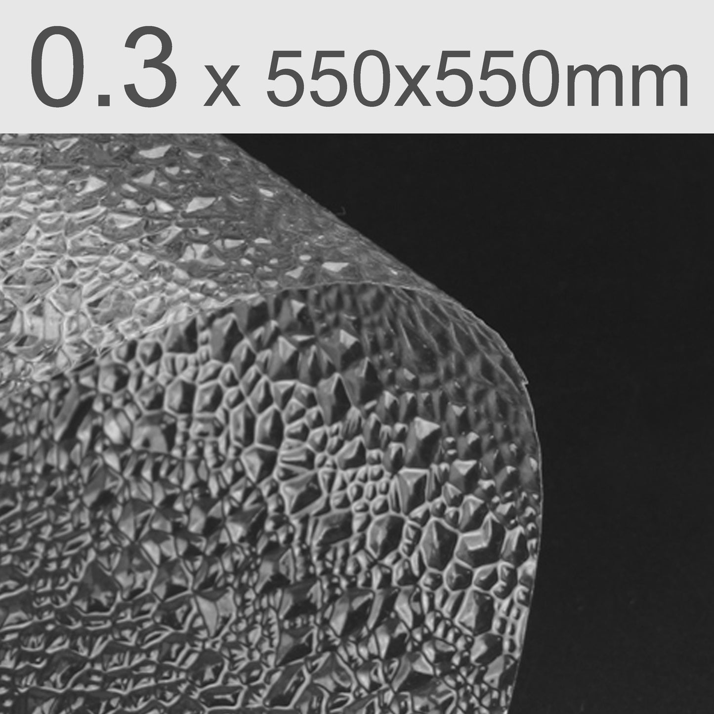 Transparent water texture PVC sheet