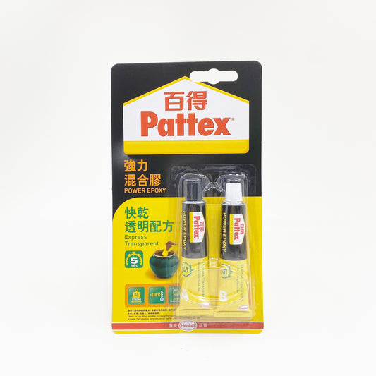 Power Epoxy A+B Express Transparent adhesive | Pattex