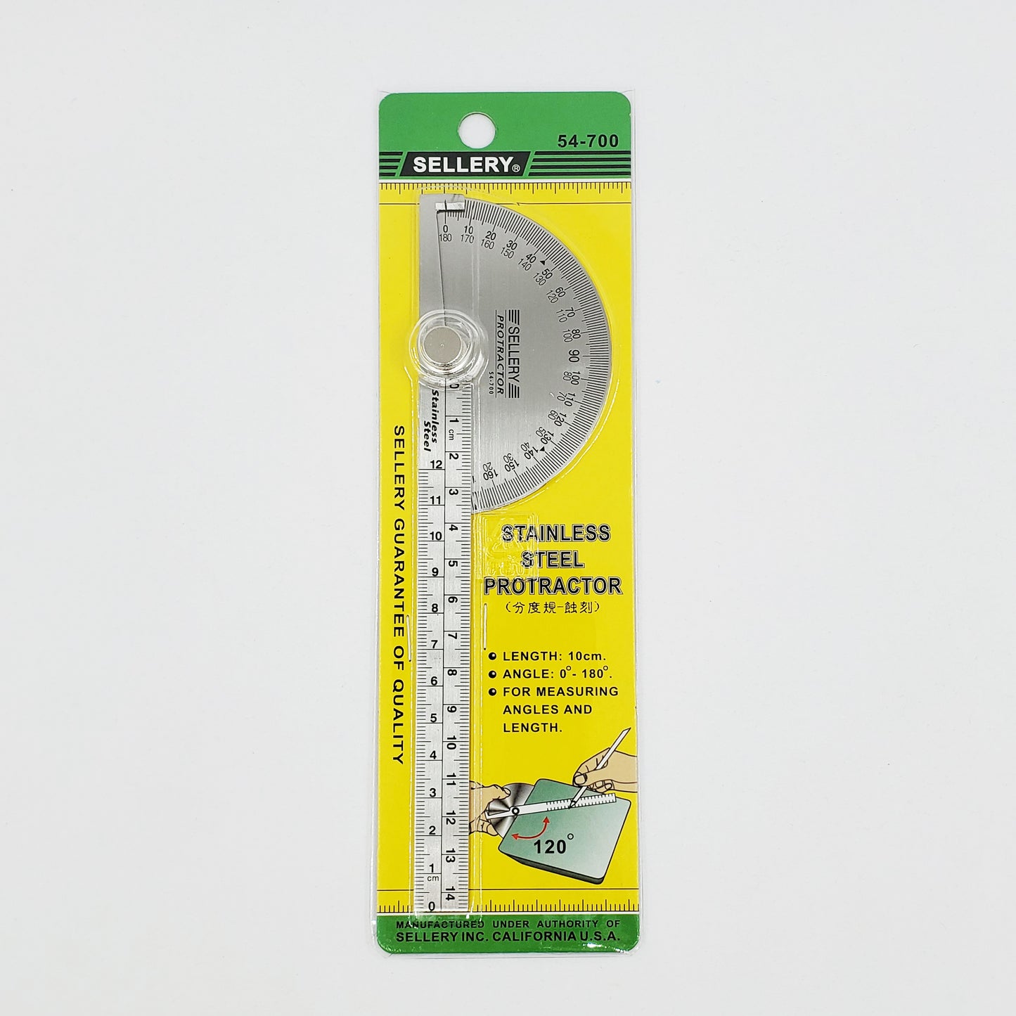 Stainless Steel Protractor | Sellery