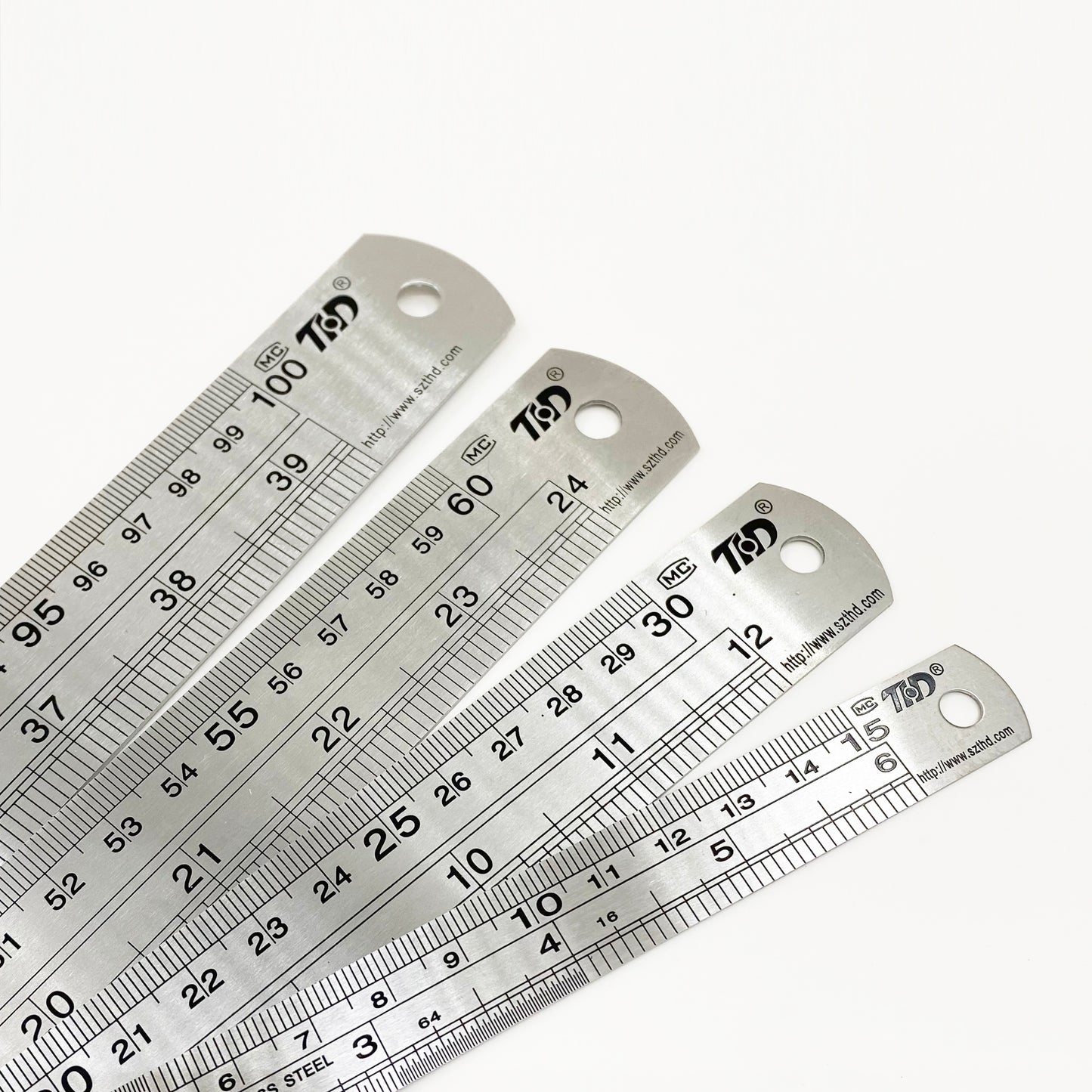 Merkur Ruler Stainless Steel Imperial & Metric Ruler – DDD Material Supply